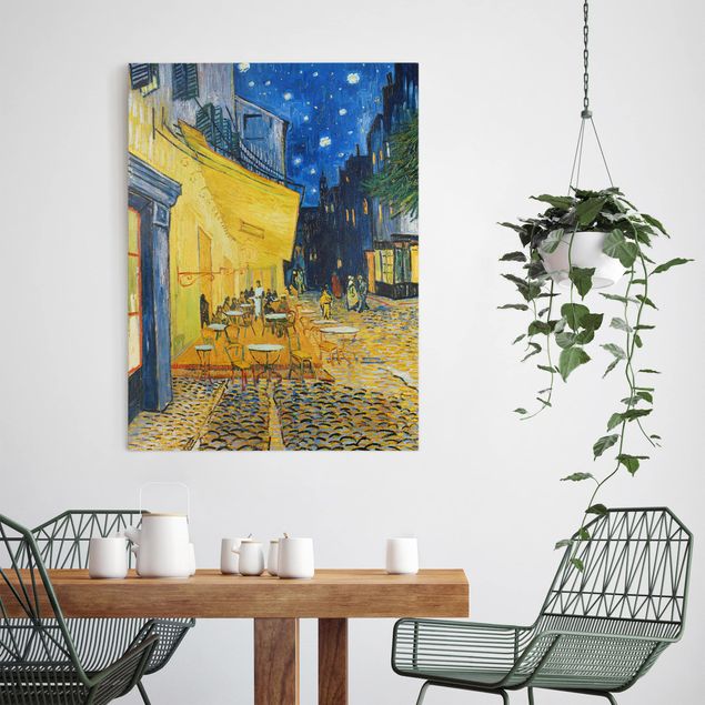 Tableaux Impressionnisme Vincent van Gogh - Terrasse de café le soir