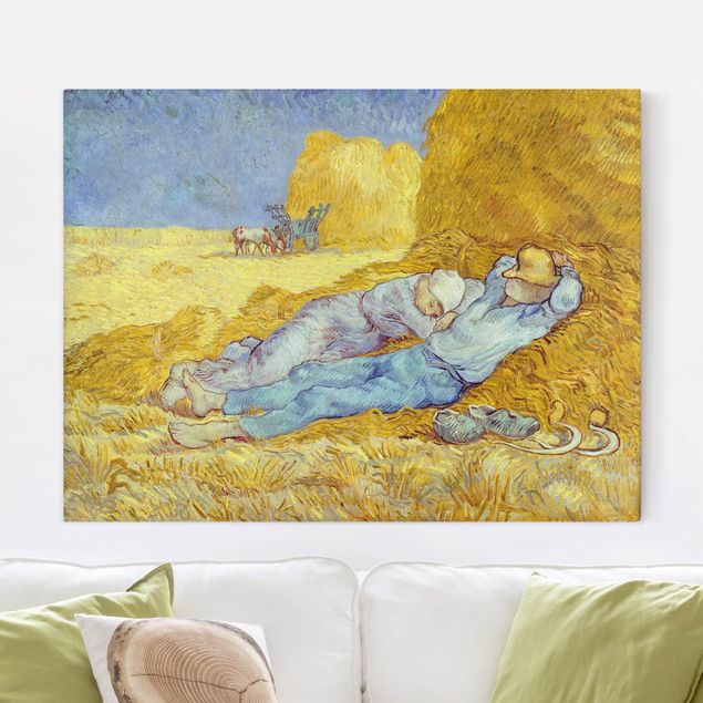 Déco mur cuisine Vincent Van Gogh - La sieste