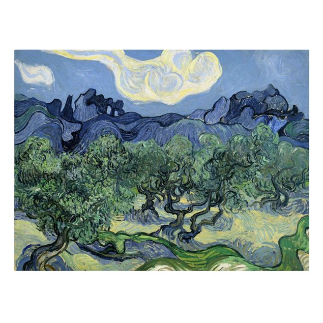 Tableau artistique Vincent Van Gogh - Oliviers