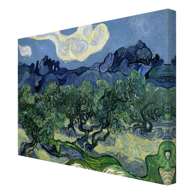 Tableaux pointillisme Vincent Van Gogh - Oliviers