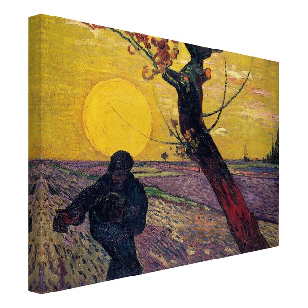 Courant artistique Postimpressionnisme Vincent Van Gogh - Semeur avec soleil couchant