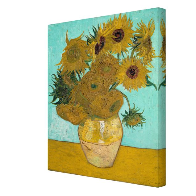 Tableau toile chien Vincent van Gogh - Tournesols