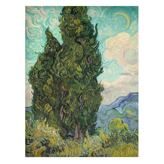 Décoration artistique Vincent van Gogh - Cyprès