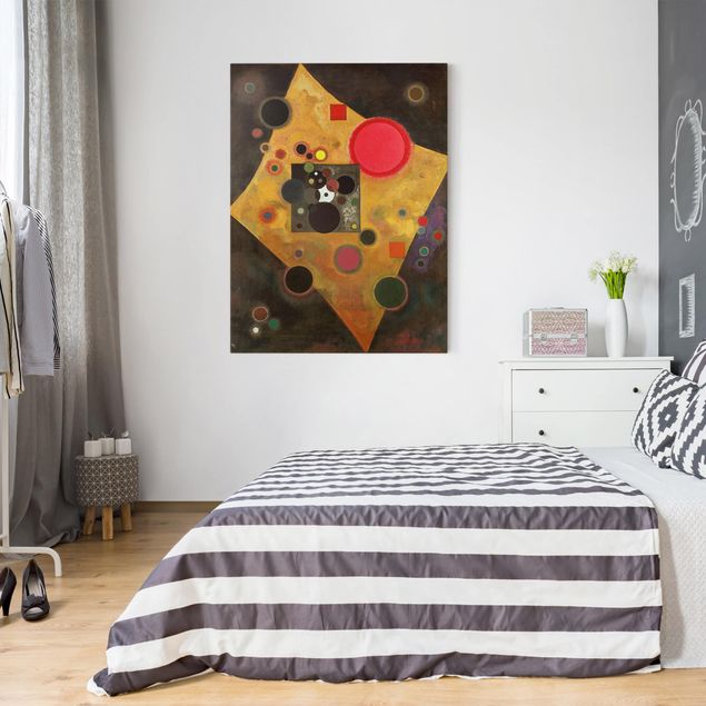 Tableau artistique Wassily Kandinsky - Accent en rose