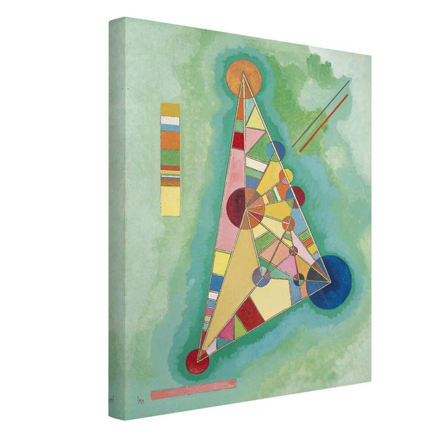 Tableaux moderne Wassily Kandinsky - Variété dans le triangle