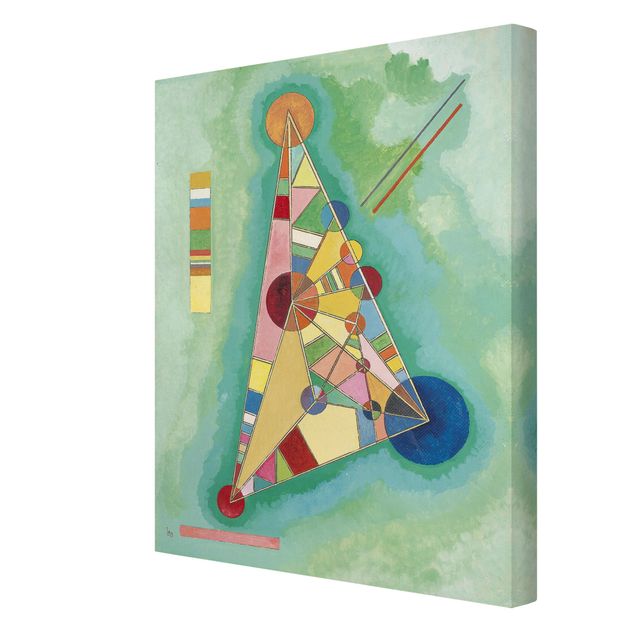 Tableaux reproductions Wassily Kandinsky - Variété dans le triangle