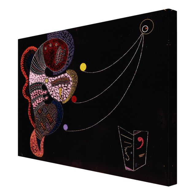 Tableau moderne Wassily Kandinsky - Le gros et le maigre