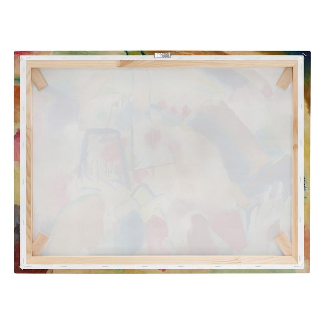 Tableau kandinsky Wassily Kandinsky - Paysage avec église (Paysage avec taches rouges)