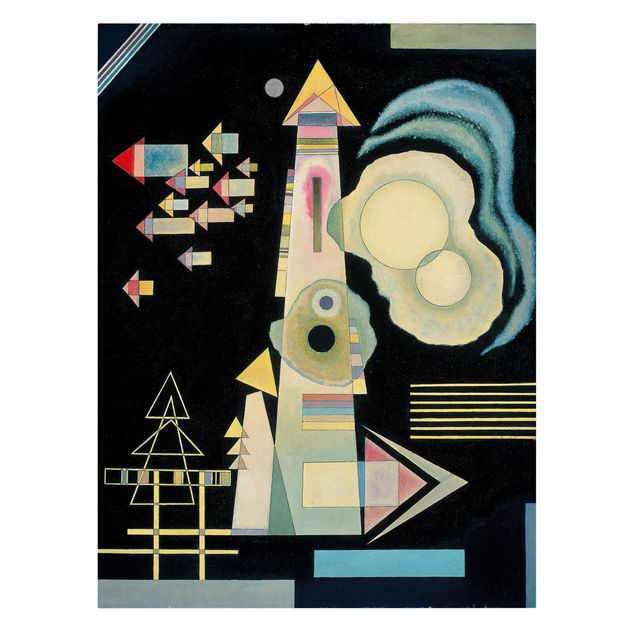 Tableau art abstrait Wassily Kandinsky - Flèches