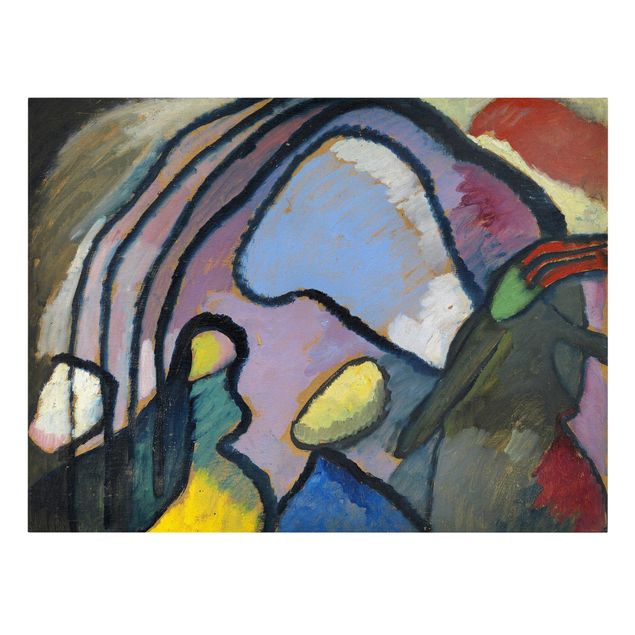 Tableau abstrait Wassily Kandinsky - Étude pour l'improvisation 10