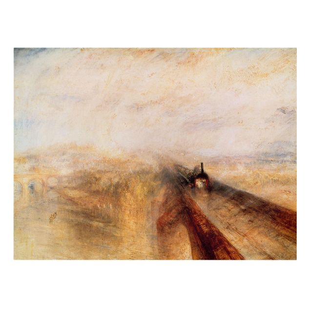 Tableau art abstrait William Turner - Le chemin de fer du Grand Ouest