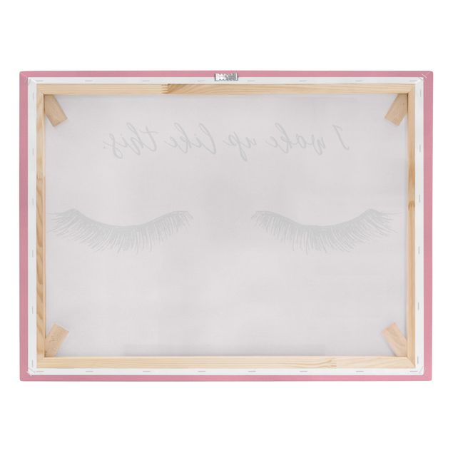 Tableaux toile Eyelashes Chat - Wake Up