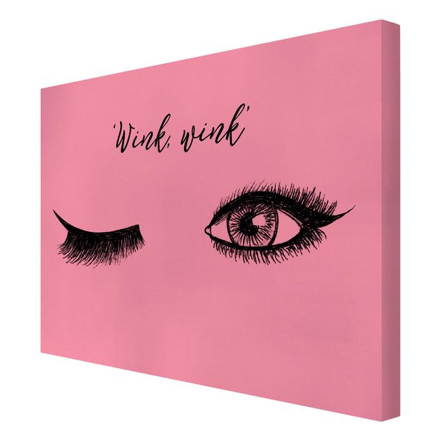 Tableau décoration Eyelashes Chat - Wink