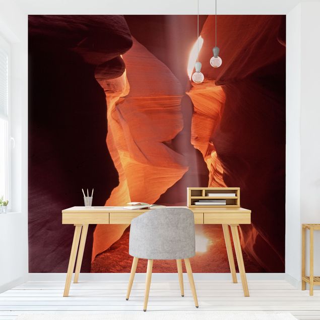 Papiers peints modernes Faisceau lumineux à Antelope Canyon