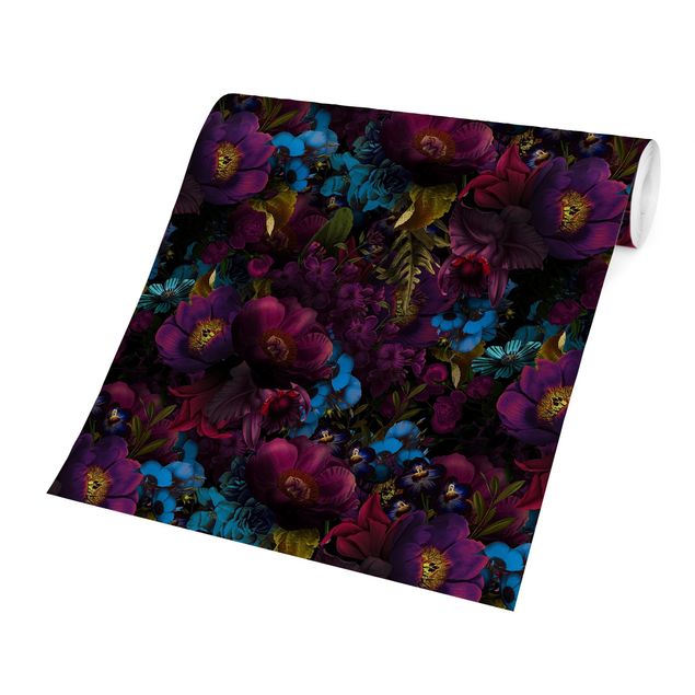 Tableaux de Uta Naumann Fleurs violettes et fleurs bleues