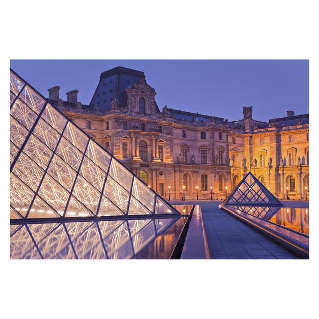 Tableaux de Rainer Mirau Louvre Paris At Night