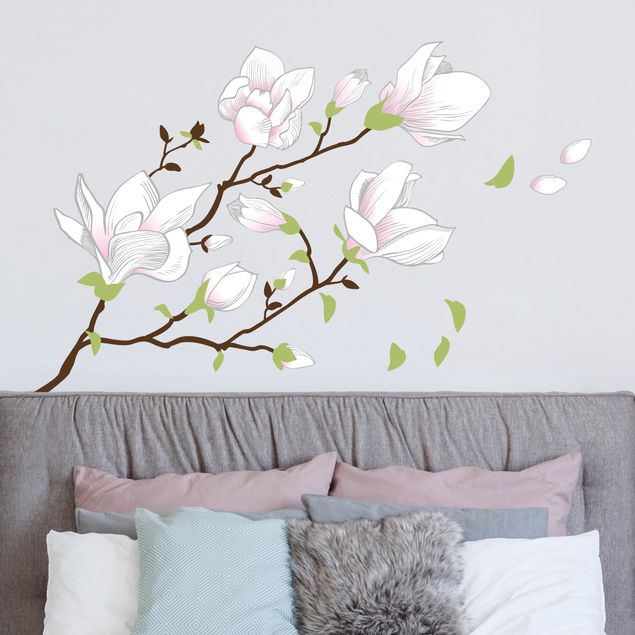 Déco murale cuisine Branche de magnolia