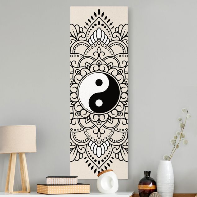 Tableaux zen Mandala Yin et Yang