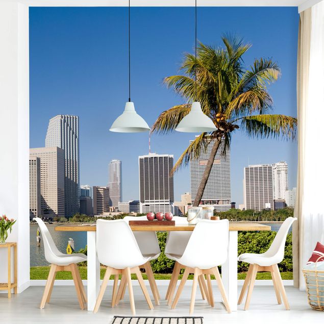 Papiers peints modernes Miami Beach Skyline
