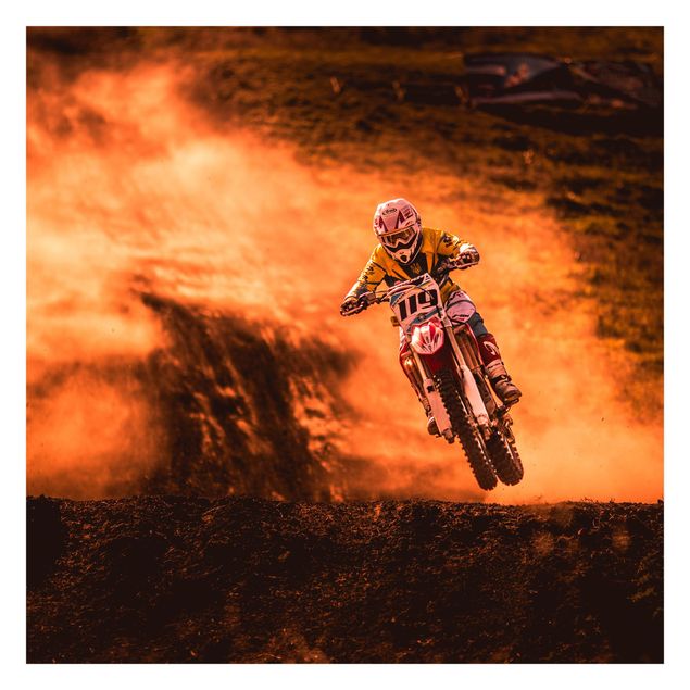 Papier peint - Motocross In The Dust