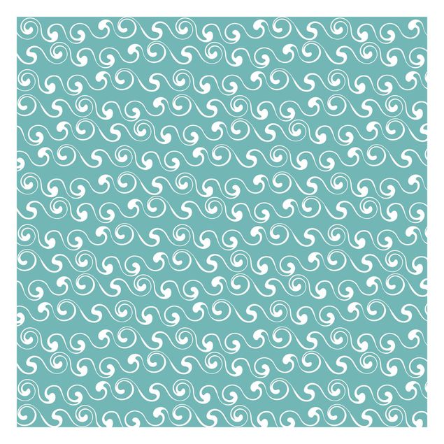Papier peint - Natural Pattern Waves In Front Of Blue