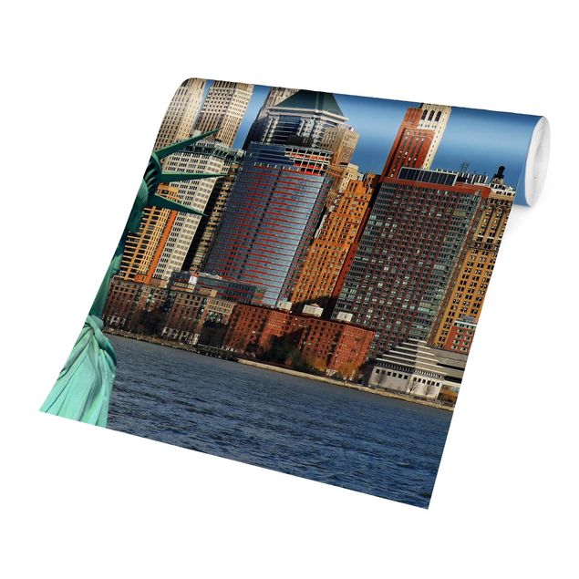 papier peint xxl Silhouette urbaine de New York