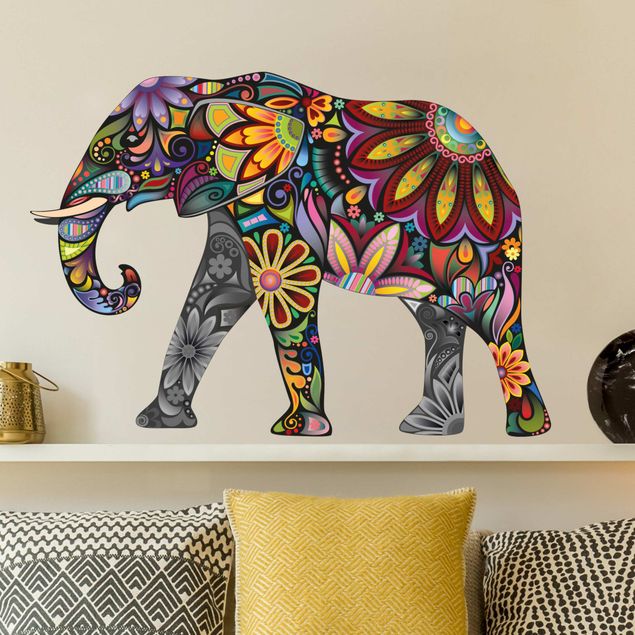 Stickers muraux afrique No.651 Motif d'éléphant