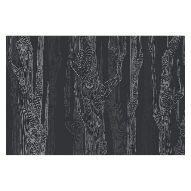 Papier peint - No.MW20 Living Forest Anthracite Grey
