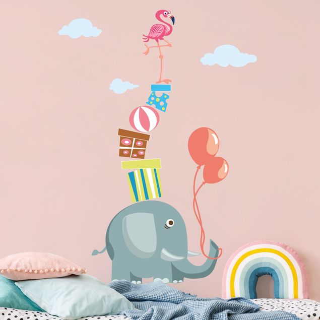 Sticker mural elephant No.mw74 jeu d'équilibre