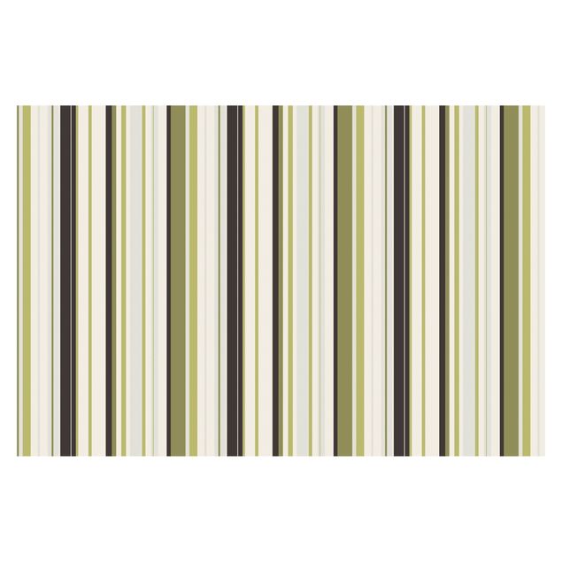 Papier peint - No.TA103 Stripe Pattern Greens