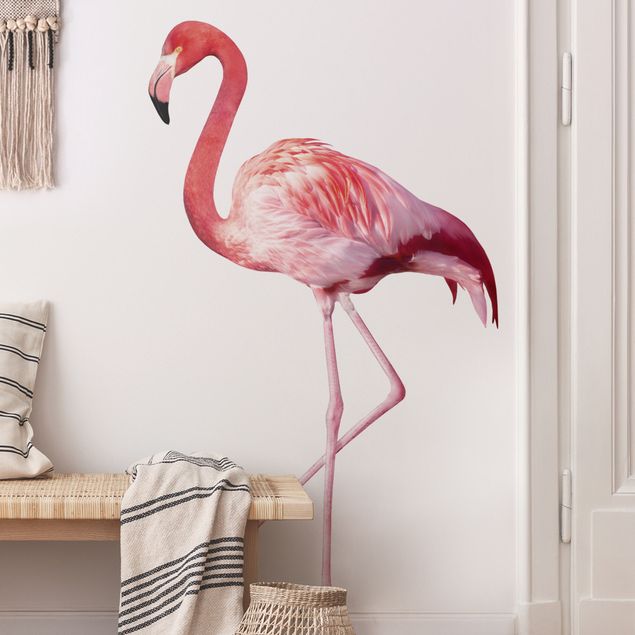 Stickers muraux animaux No.yk21 flamant rose