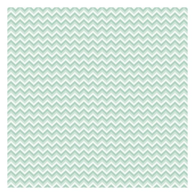 Papier peint - No.YK38 Zigzag Pattern Green