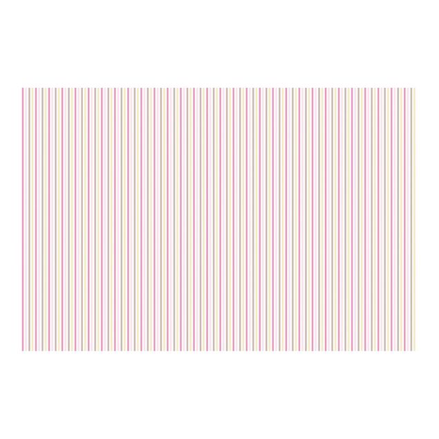Papier peint - No.YK48 Stripes Pink Yellow