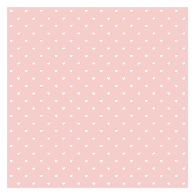 Papier peint - No.YK59 White Hearts On Pink