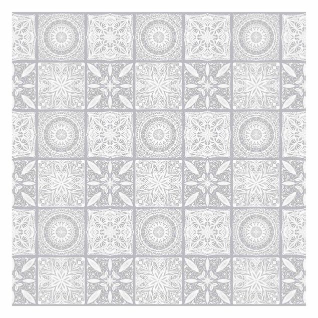 Tableaux de Andrea Haase Oriantal Mandala Pattern Mix With Grey