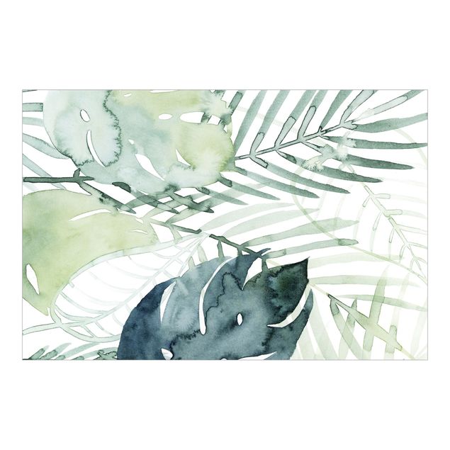 Papier peint - Palm Fronds In Watercolour I