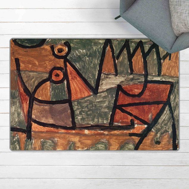 tapis contemporain Paul Klee – Boat Trip