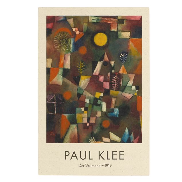 Tableaux marron Paul Klee - La pleine lune - Édition musée