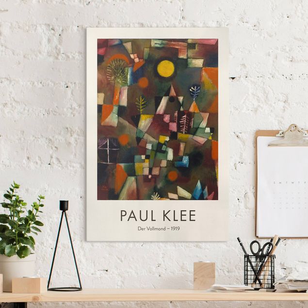 Tableau artistique Paul Klee - The Full Moon - Museum Edition