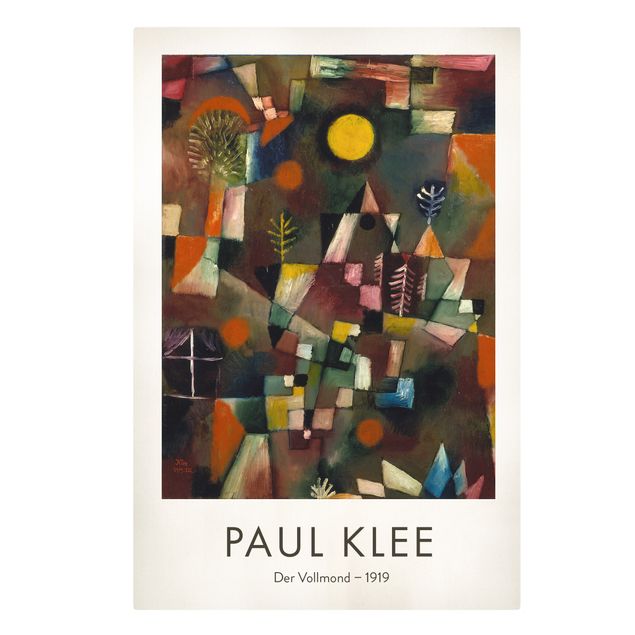 Tableau marron Paul Klee - The Full Moon - Museum Edition
