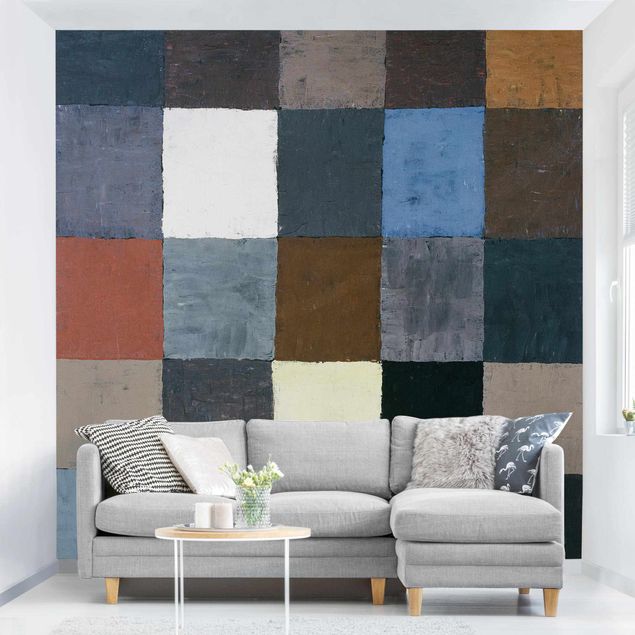 Décorations cuisine Paul Klee - Tableau des couleurs (sur gris)