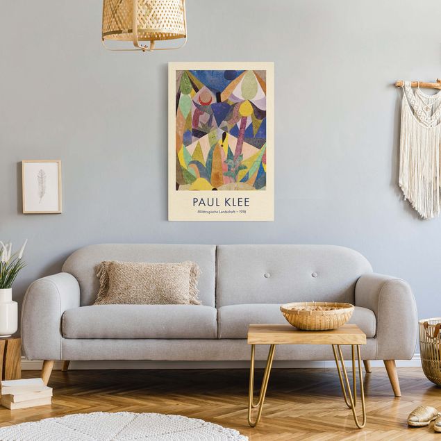 Tableaux reproduction Paul Klee - Paysage tropical doux - Édition musée