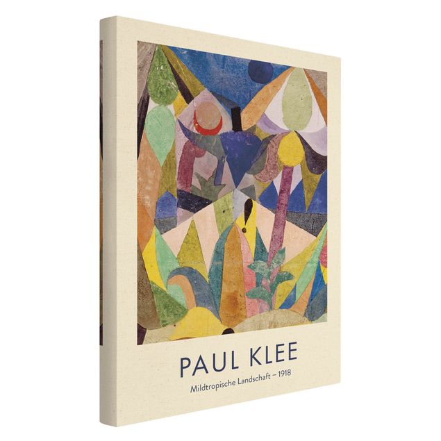 Tableau paul klee Paul Klee - Paysage tropical doux - Édition musée