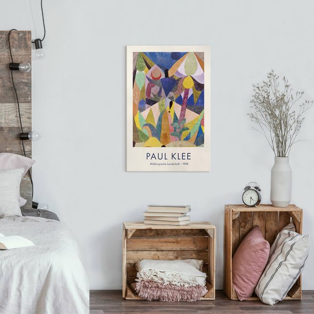 Tableau moderne Paul Klee - Mild Tropical Landscape - Museum Edition