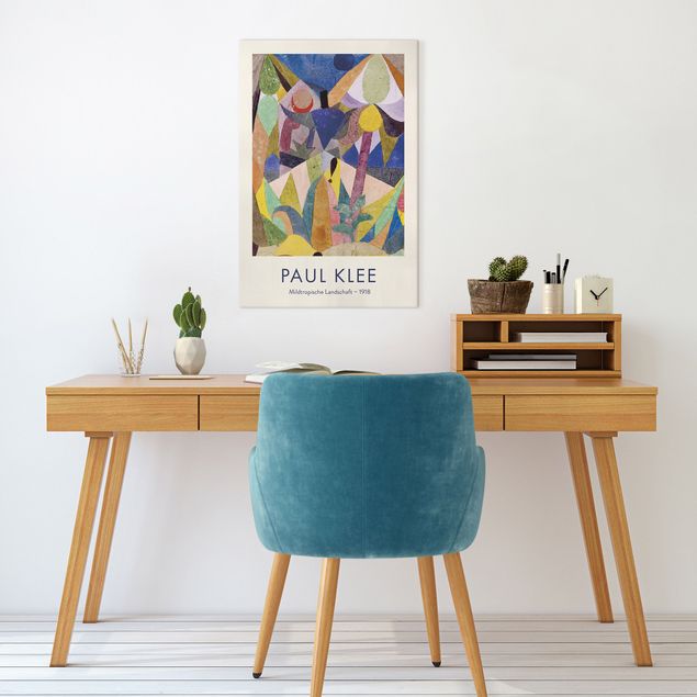 Tableaux reproduction Paul Klee - Mild Tropical Landscape - Museum Edition