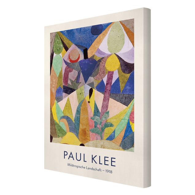 Tableau paul klee Paul Klee - Mild Tropical Landscape - Museum Edition