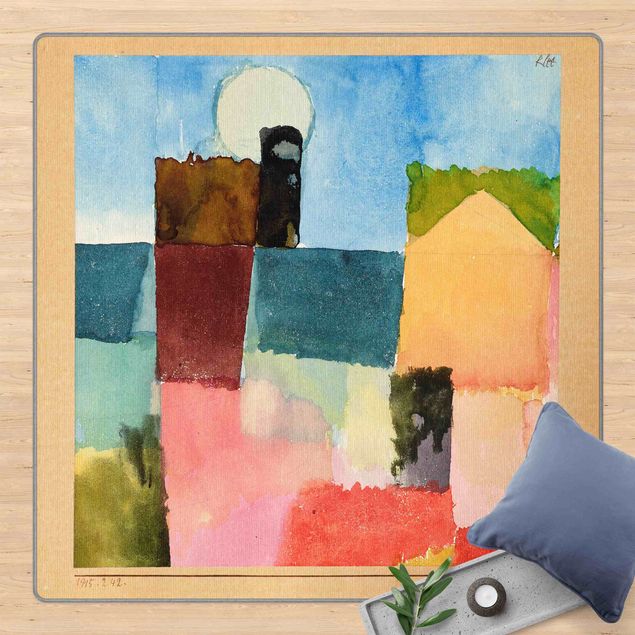 tapis salon moderne Paul Klee - Moon Rise