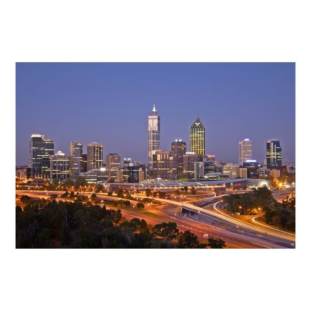 tapisserie panoramique Perth Skyline