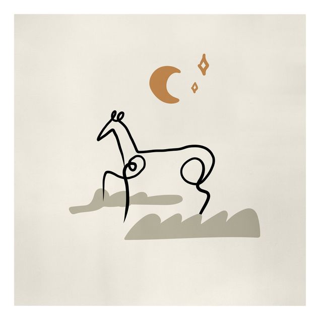 Toile murale Picasso Interpretation - The Horse