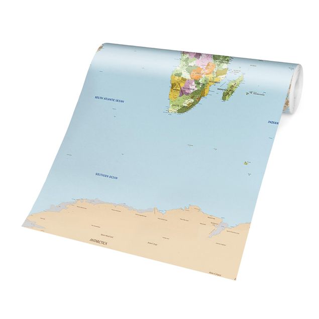 Papier peint - Political World Map